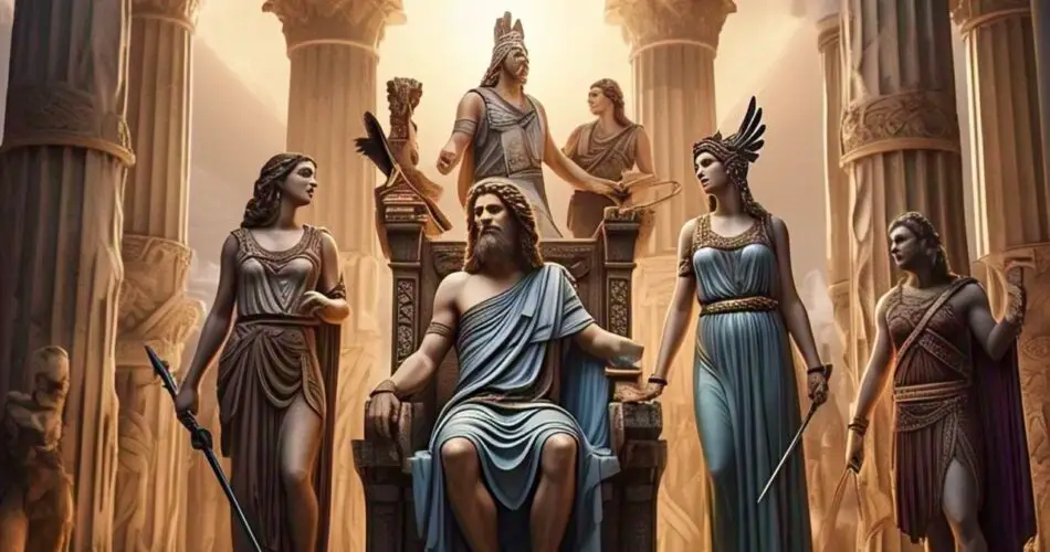 image of greek gods