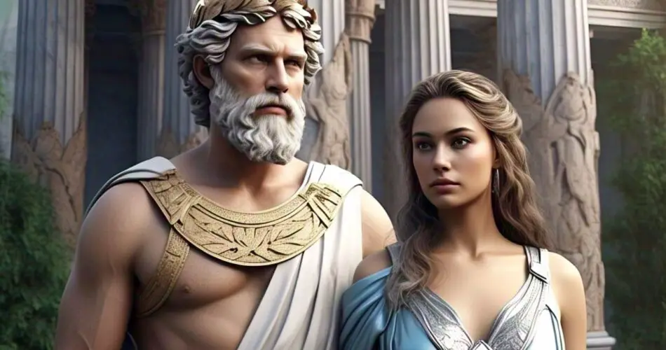 image of zeus and athena