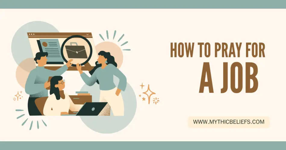 how to pray for a job
