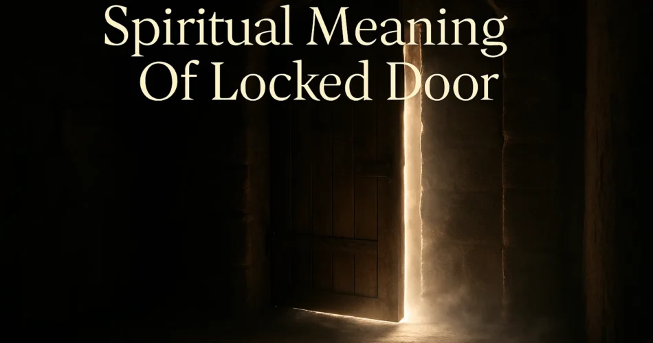 spiritual meaning of locked door